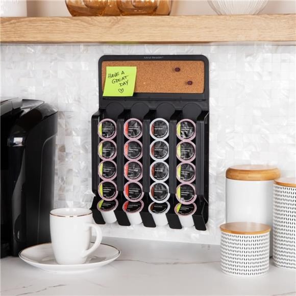 Wall Mount Single Serve Coffee Pod Storage Organizer and Memo Board NWT - Picture 4 of 5